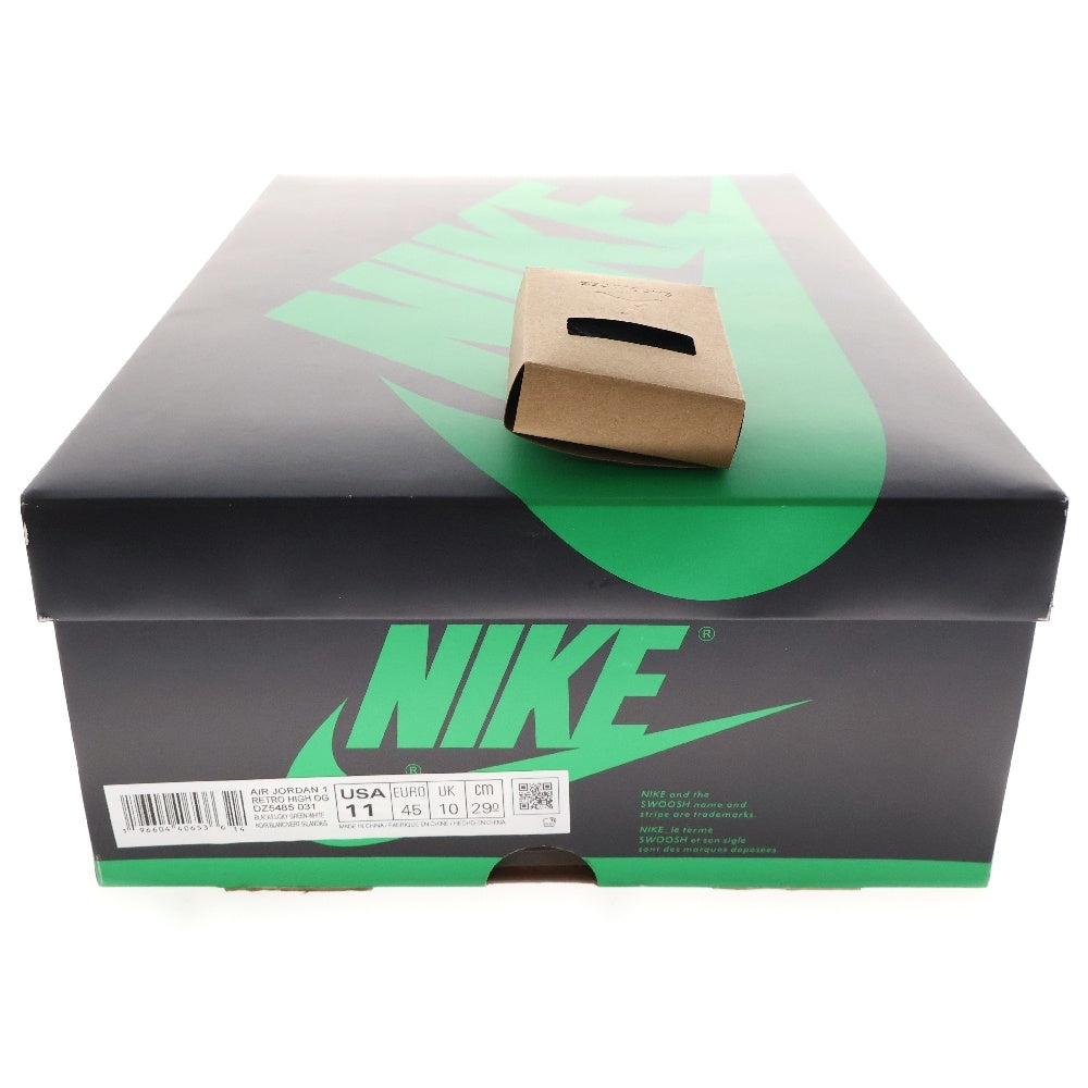 NIKE(ナイキ) AIR JORDAN 1 RETRO HIGH OG LUCKY GREEN エアジョーダン ラッキーグリーン ハイカットスニーカー US11/29cm グリーン/ブラック/ホワイト DZ5485-031