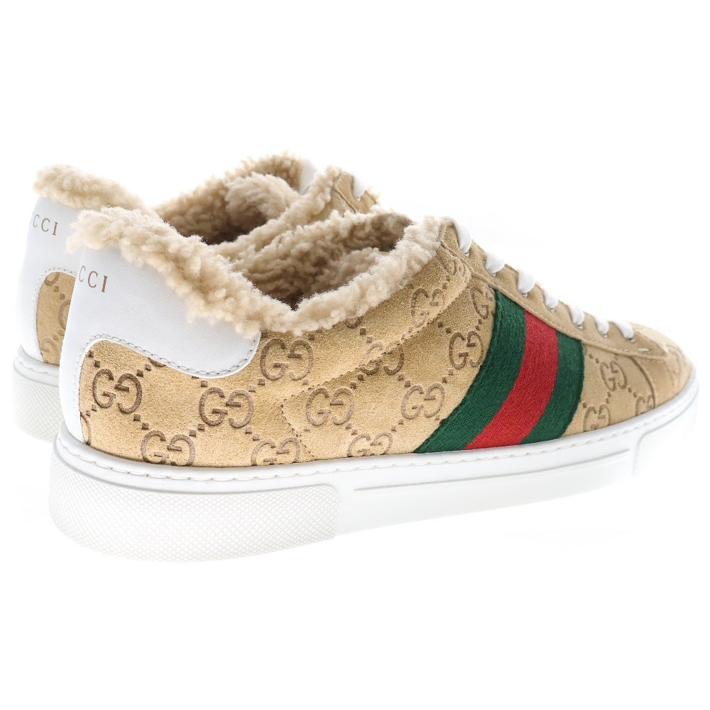 GUCCI(グッチ) Camel Suede Ace Sneakers キャメル スエード エース ローカット スニーカー ブラウン 798562 AADUT
