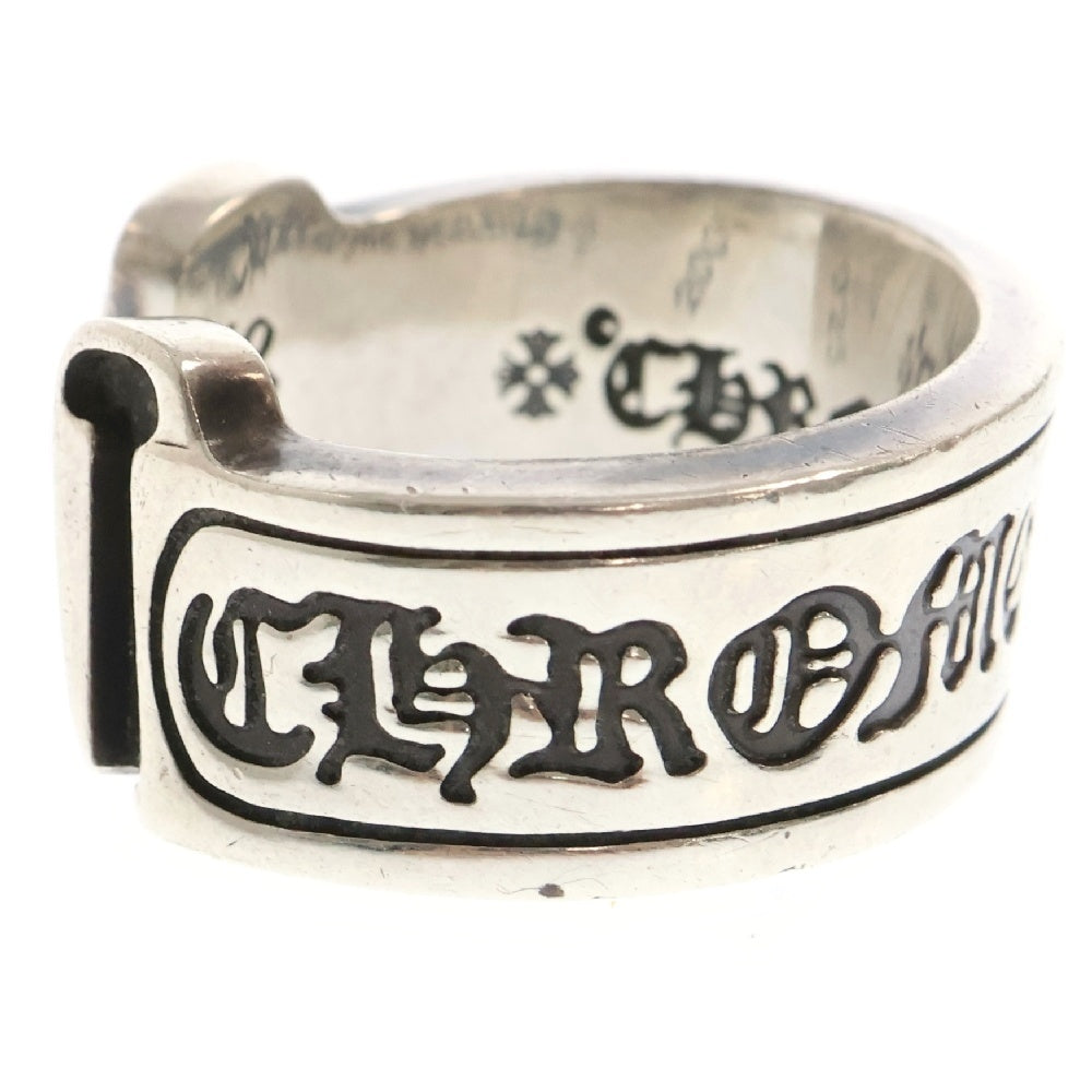 CHROME HEARTS(クロムハーツ) LG SCROLL LABEL ラージスクロールラベル リング シルバーBCA383