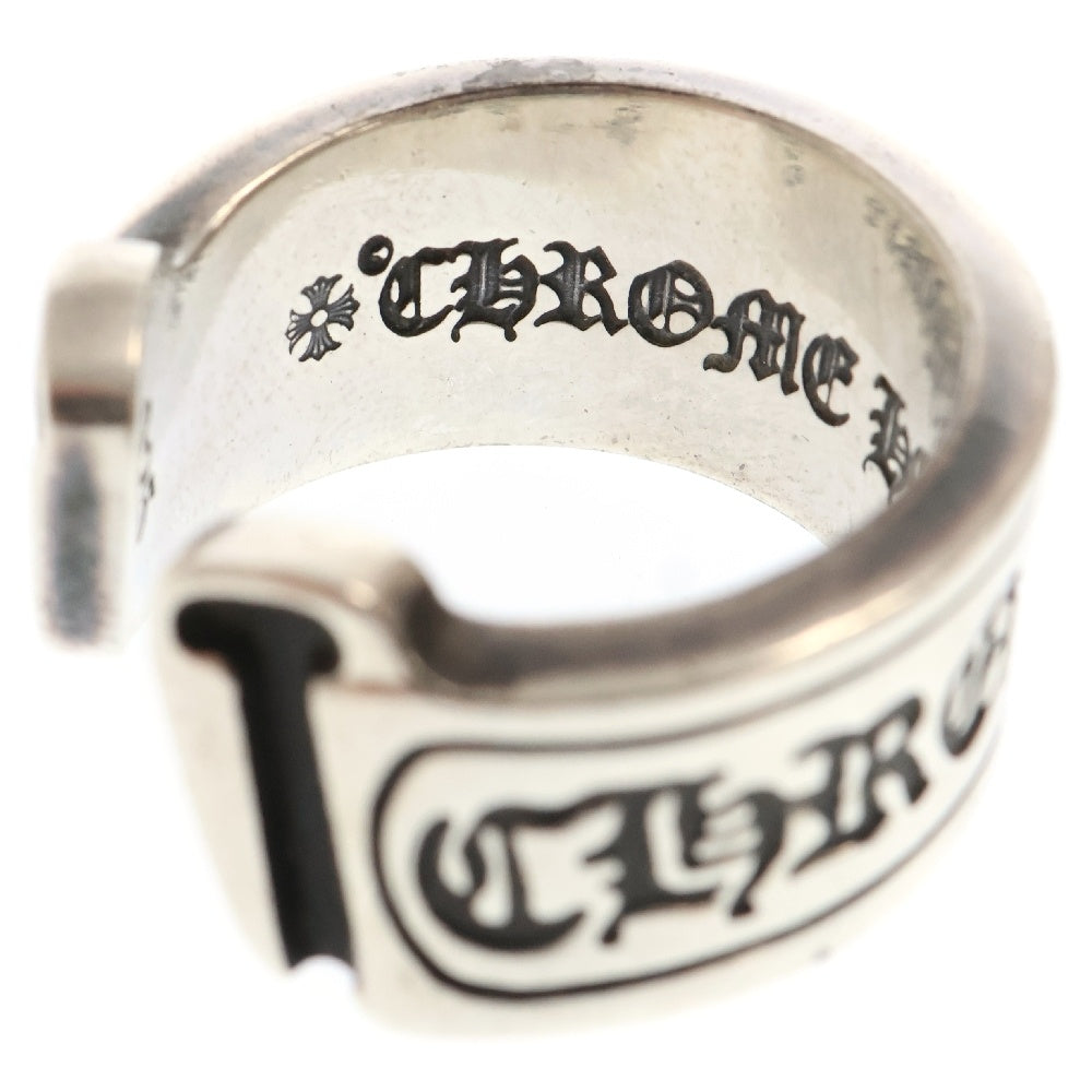 CHROME HEARTS(クロムハーツ) LG SCROLL LABEL ラージスクロールラベル リング シルバーBCA383