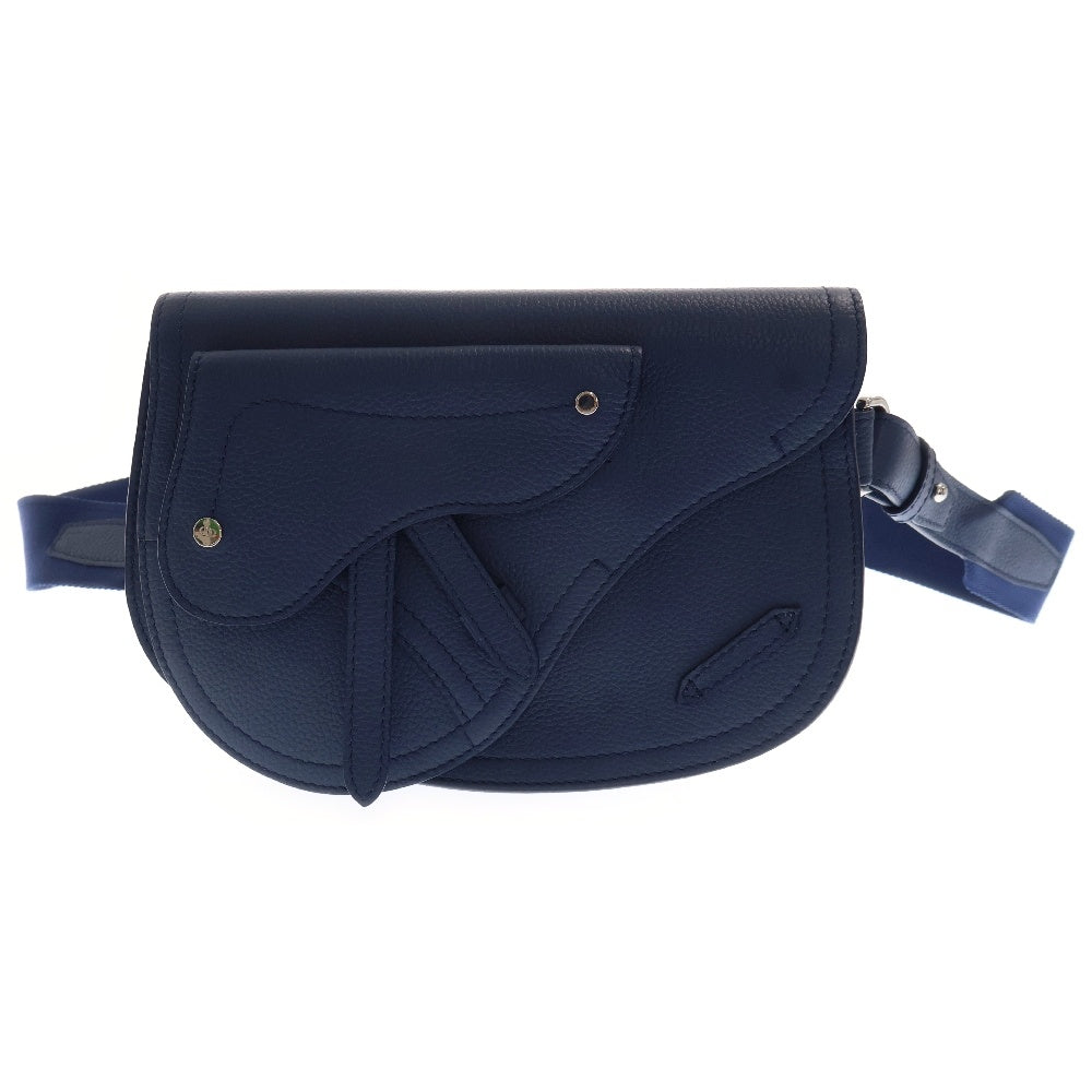 DIOR(ディオール) SADDLE BAG サドルバッグ レザーショルダーバッグ ネイビー