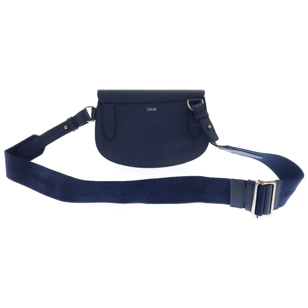DIOR(ディオール) SADDLE BAG サドルバッグ レザーショルダーバッグ ネイビー