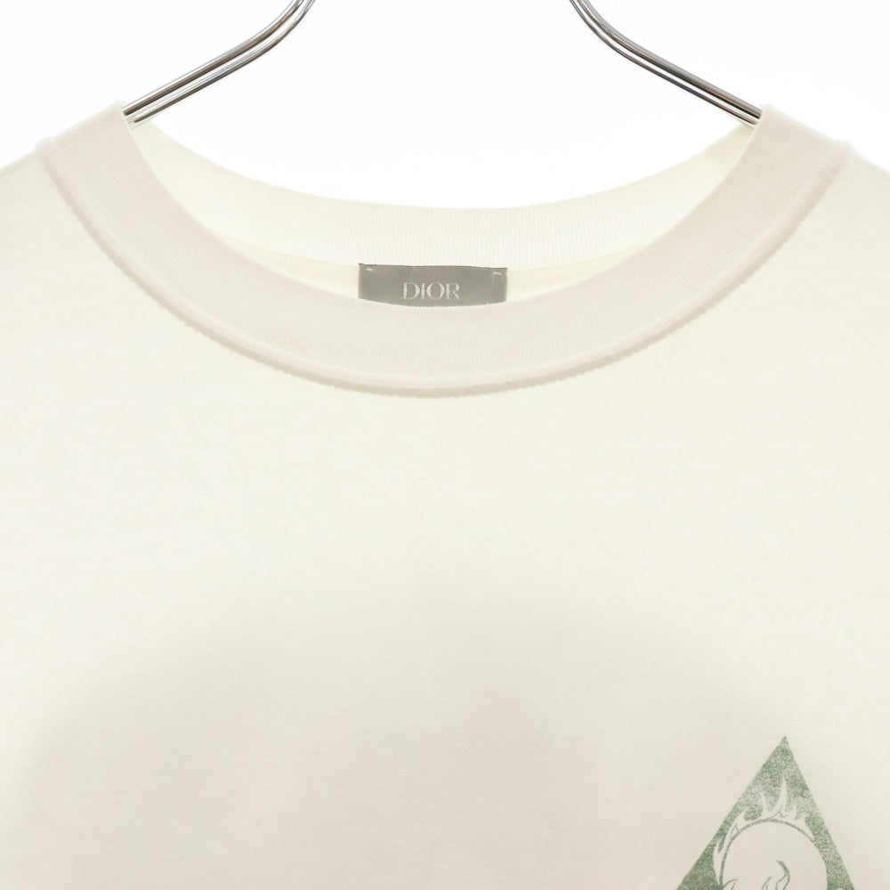 DIOR(ディオール) 23AW ASTERO アステロ バックプリント 半袖Tシャツ カットソー ホワイト 393J696D0817