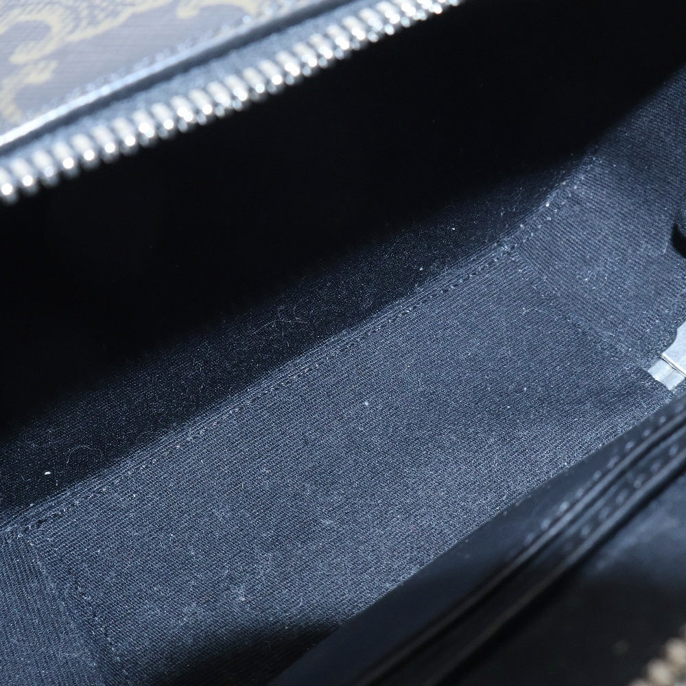 CELINE(セリーヌ) MINI MESSENGER BOX トリオンフ ロゴ ミニ メッセンジャー ボックス ショルダー バッグ ブラウン 114902EVJ