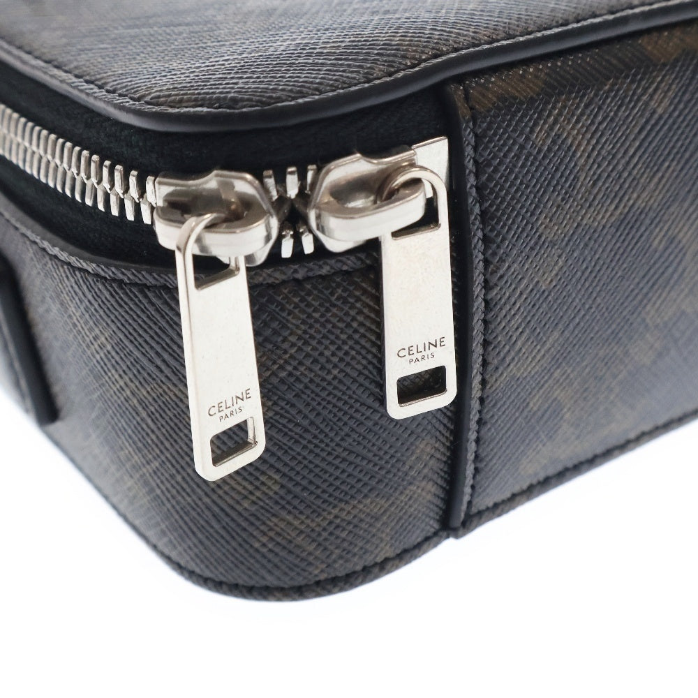 CELINE(セリーヌ) MINI MESSENGER BOX トリオンフ ロゴ ミニ メッセンジャー ボックス ショルダー バッグ ブラウン 114902EVJ
