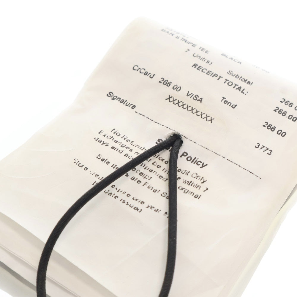 SUPREME(シュプリーム) 24SS ×MM6 Maison Margiela Receipt Wallet エムエムシックスメゾンマルジェラ レシート ウォレット 二つ折り財布 ブラック/ホワイト