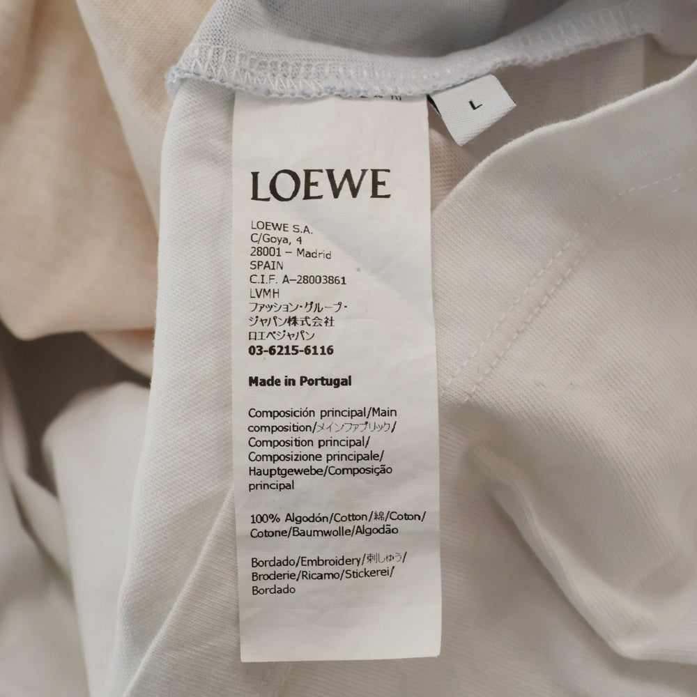 LOEWE(ロエベ) グラデーションオーバーサイズ 半袖 カットソー Tシャツ マルチ H526Y22X23
