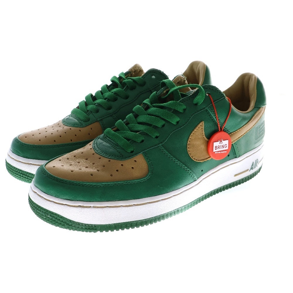 NIKE(ナイキ) 【観賞用 2004年製】 ×LEBRON JAMES AIR FORCE 1 LOW LTD レブロンジェームス エアフォース1 ローカットスニーカー グリーン US9/27cm 309063-371