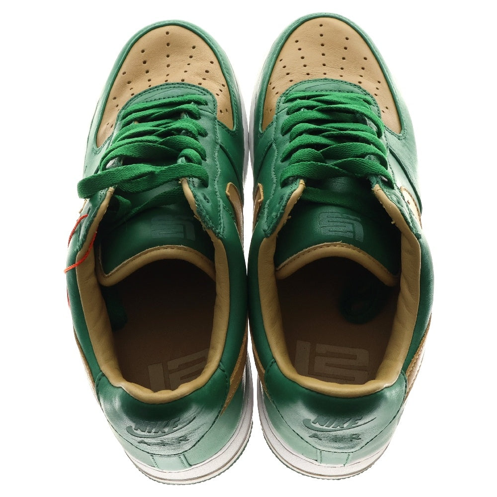 NIKE(ナイキ) 【観賞用 2004年製】 ×LEBRON JAMES AIR FORCE 1 LOW LTD レブロンジェームス エアフォース1 ローカットスニーカー グリーン US9/27cm 309063-371