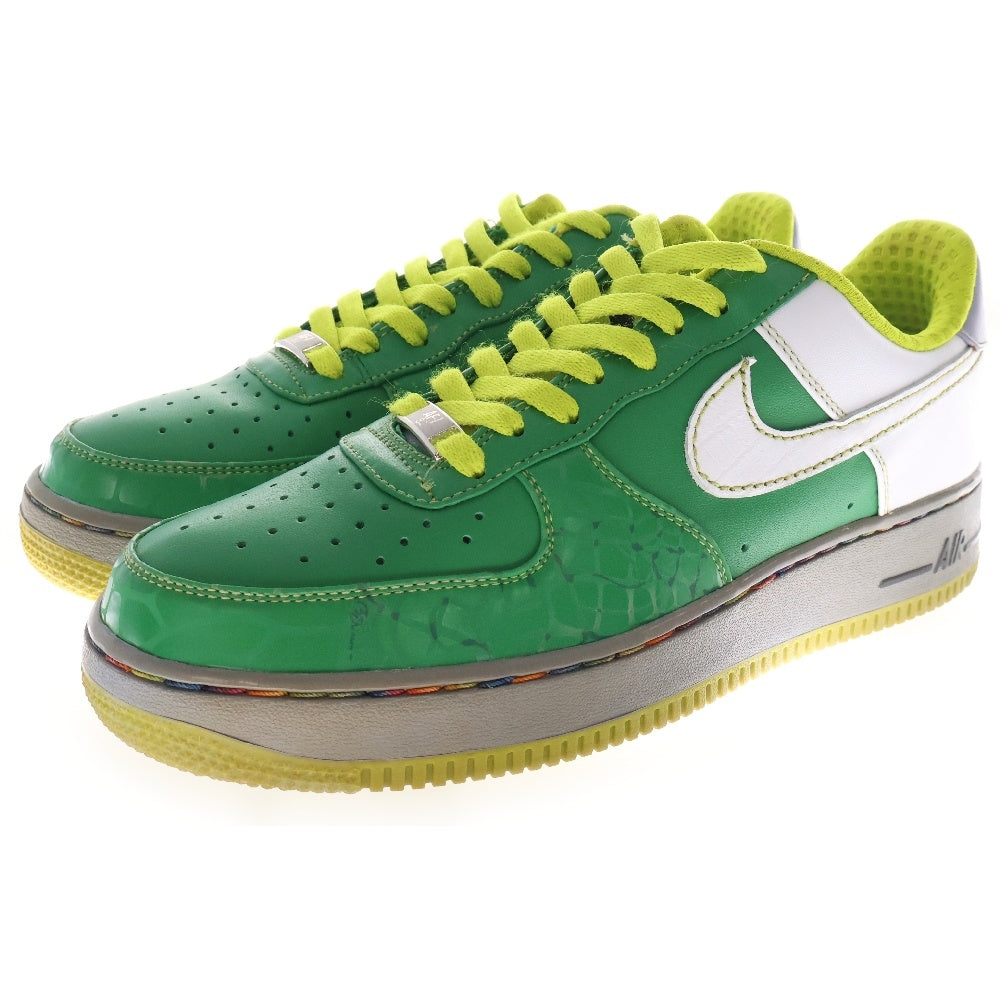 NIKE(ナイキ) 【観賞用 2008年製】 AIR FORCE 1 LOW PREMIUM GAUCHOS エアフォース1 プレミアム ローカットスニーカー グリーン/ホワイト US9/27cm 315180-311