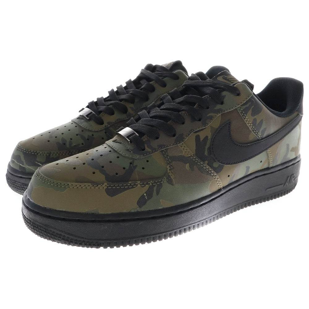 NIKE(ナイキ) AIR FORCE 1 07 LV8 LOW REFLECTIVE CAMO エアフォース 1 リフレクティブ カモ カーキ US9/27cm 718152-203