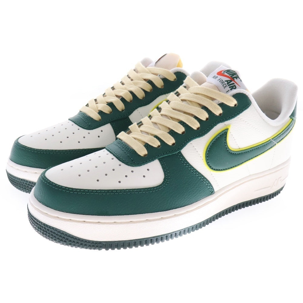 NIKE(ナイキ) AIR FORCE 1 07 LV8 LOW エアフォース 1 ローカットスニーカー ホワイト/グリーン US9/27cm FD0341-133