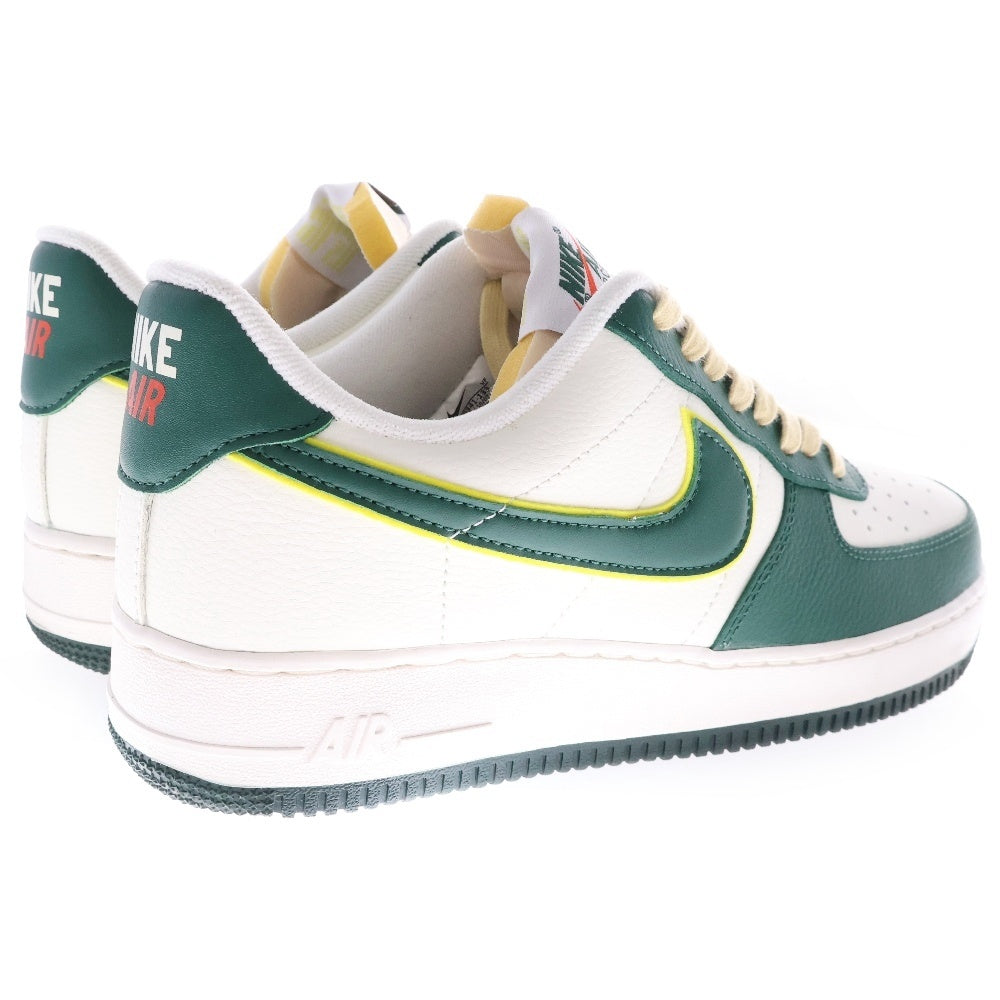NIKE(ナイキ) AIR FORCE 1 07 LV8 LOW エアフォース 1 ローカットスニーカー ホワイト/グリーン US9/27cm FD0341-133