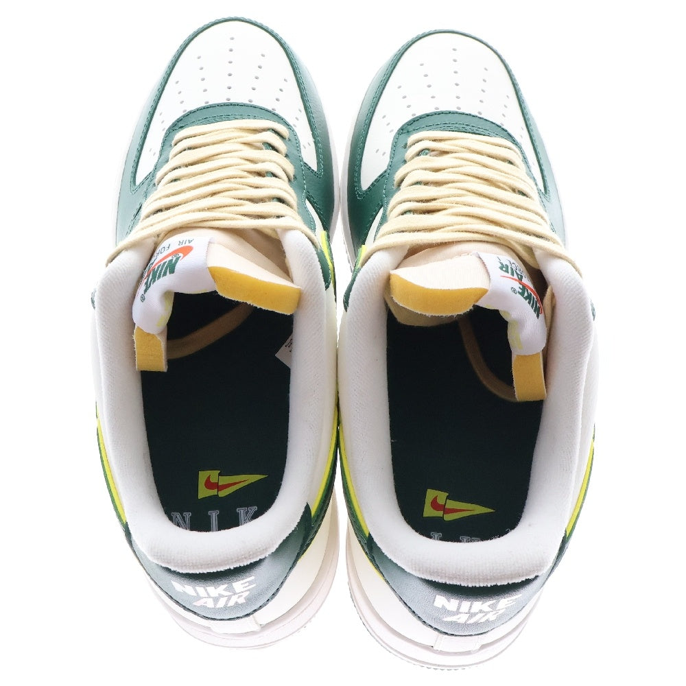 NIKE(ナイキ) AIR FORCE 1 07 LV8 LOW エアフォース 1 ローカットスニーカー ホワイト/グリーン US9/27cm FD0341-133