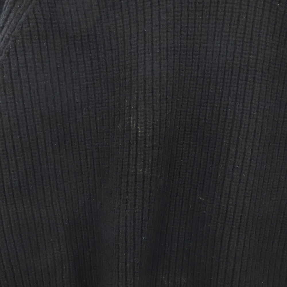 ATTACHMENT(アタッチメント) 24AW BRITISH WO KNIT CREWNECK PULLOVER ブリティッシュ ウールニット セーターブラック