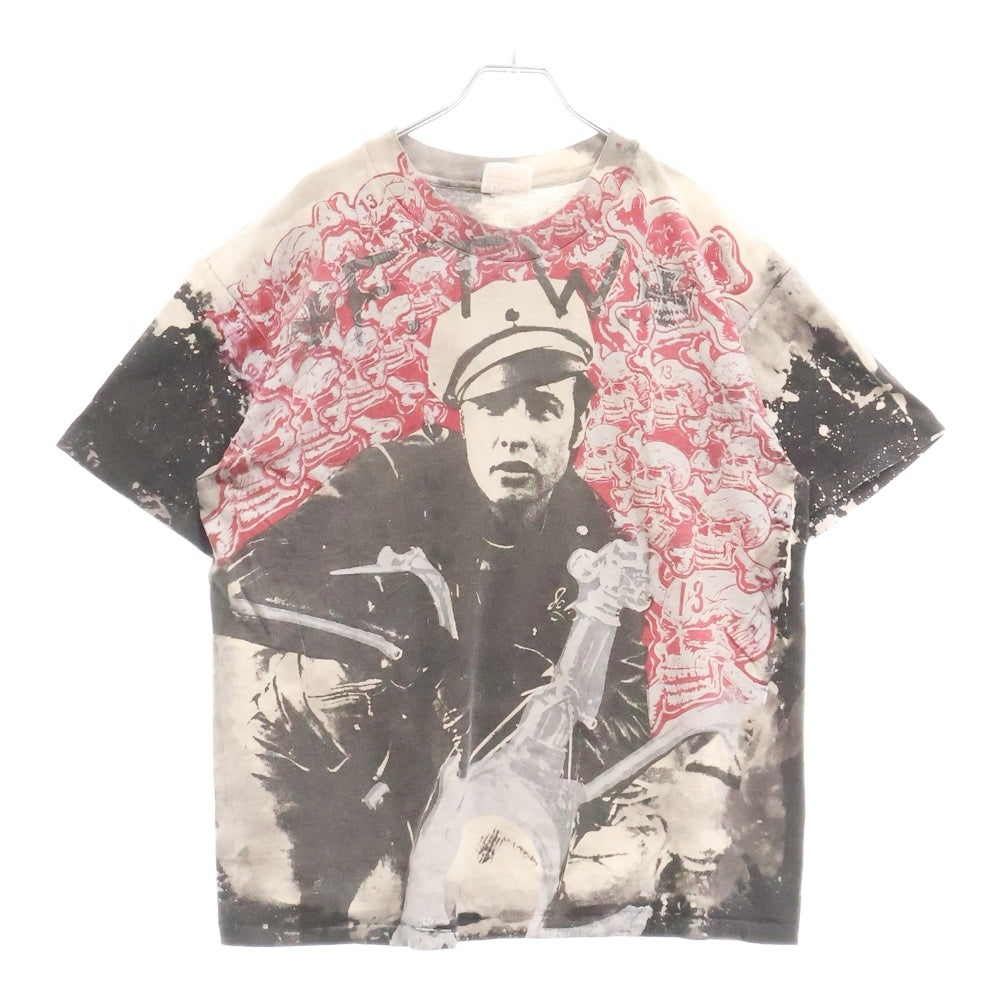 VINTAGE(ヴィンテージ) 80-90S VINTAGE Mosquitohead Hanes ヴィンテージ USA製 ヘインズボディ 乱暴者 WILD ONE クルーネック ムービー 半袖Tシャツ ブラック/グレー/レッド