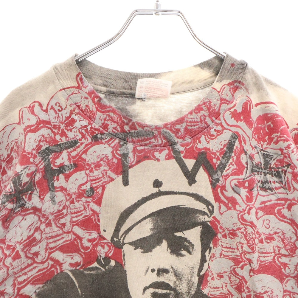 VINTAGE(ヴィンテージ) 80-90S VINTAGE Mosquitohead Hanes ヴィンテージ USA製 ヘインズボディ 乱暴者 WILD ONE クルーネック ムービー 半袖Tシャツ ブラック/グレー/レッド