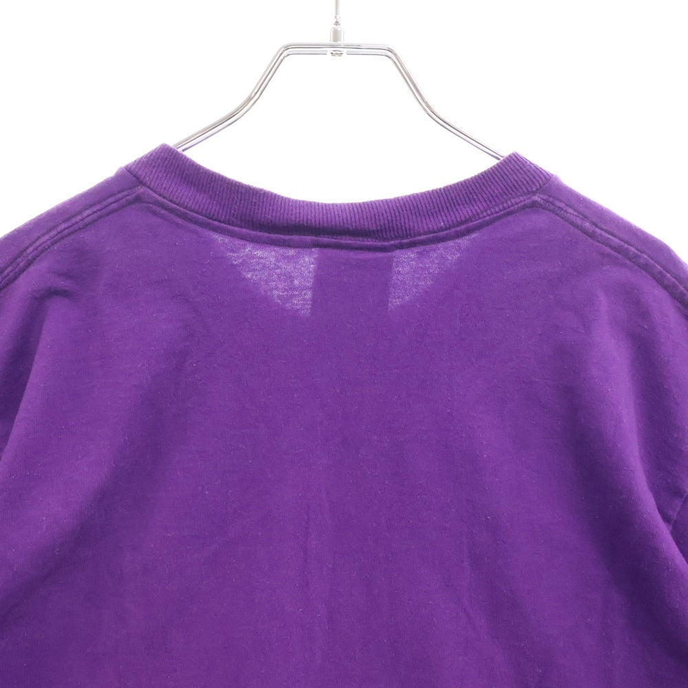 VINTAGE(ヴィンテージ) 90S VINTAGE JAZZ JOHN STOCKTON PRO PLAYER ジャズ ジョンストックトン USA製 フロントプリント クルーネック 半袖Tシャツ カットソー パープル