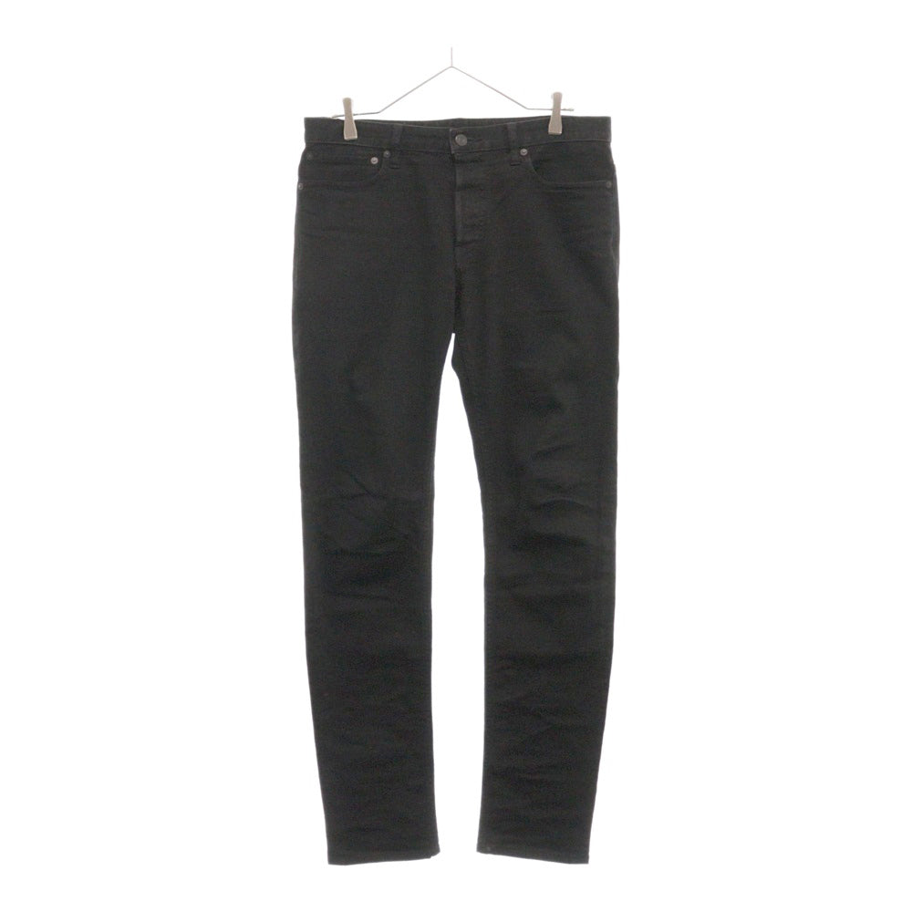 MINEDENIM(マインデニム) FPK107N-99-332-8 ボタンフライスキニーデニムパンツ ブラック