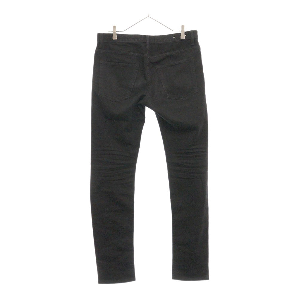 MINEDENIM(マインデニム) FPK107N-99-332-8 ボタンフライスキニーデニムパンツ ブラック