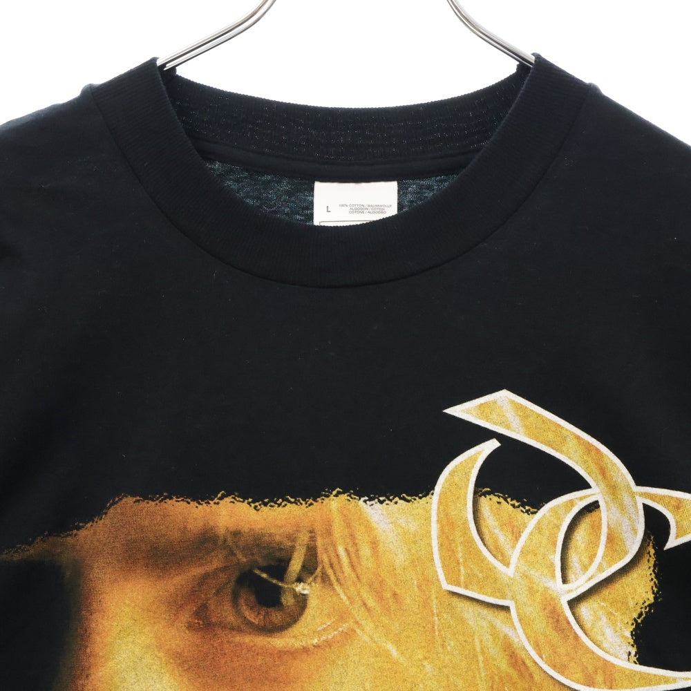 VINTAGE(ヴィンテージ) 90s DCクーパー フェイスプリント半袖Tシャツ カットソー ブラック