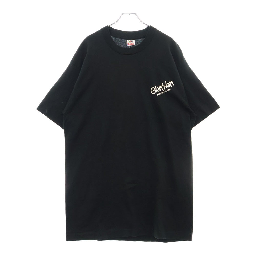 VINTAGE(ヴィンテージ) 90s Glam Slam Minneapolis Prince ロゴプリント半袖Tシャツ カットソー ブラック