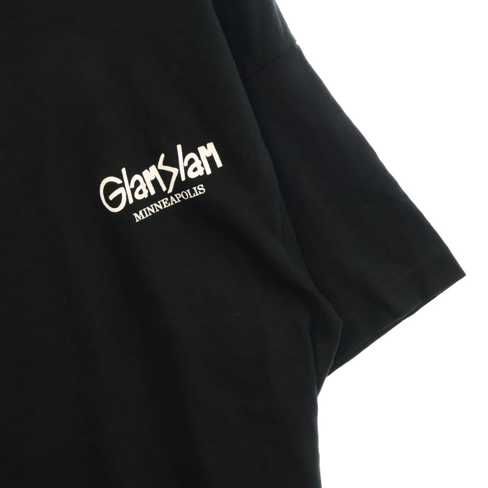 VINTAGE(ヴィンテージ) 90s Glam Slam Minneapolis Prince ロゴプリント半袖Tシャツ カットソー ブラック