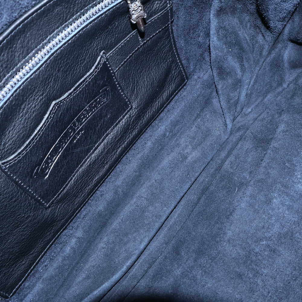 CHROME HEARTS(クロムハーツ) SHOULDER BAG-LARGE ガンスリンガー レザー ショルダーバッグ ブラック