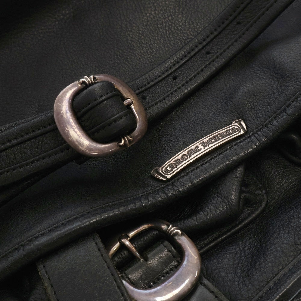 CHROME HEARTS(クロムハーツ) SHOULDER BAG-LARGE ガンスリンガー レザー ショルダーバッグ ブラック