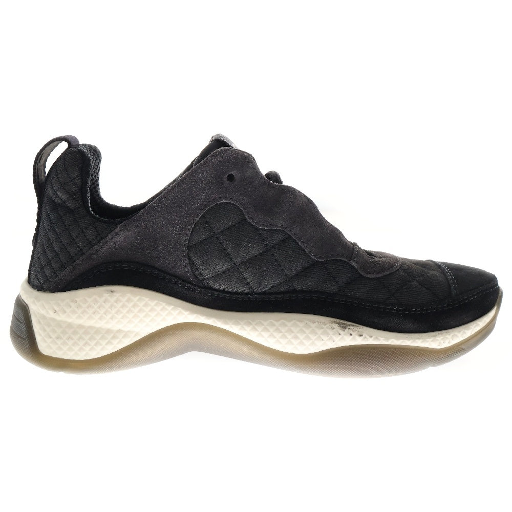 CHANEL(シャネル) Coco Mark Matrassse Fabric Sneakers ココマーク マトラッセ ファブリック ローカット スニーカー ブラック W G38290 レディース