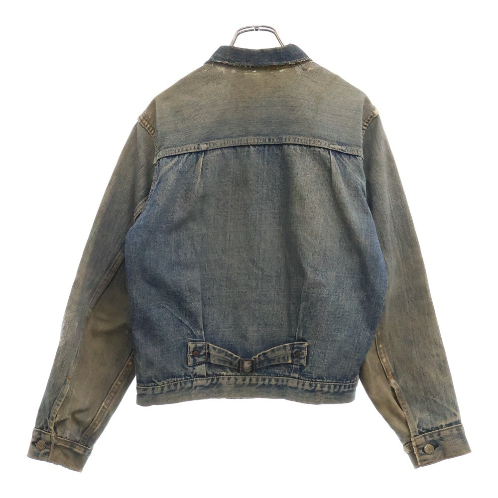 Levi's(リーバイス) 40S-50S VINTAGE 506XX 1st ファースト 針無しスライドバックル 片面タブ BIG E ヴィンテージ デニムトラッカージャケット インディゴ