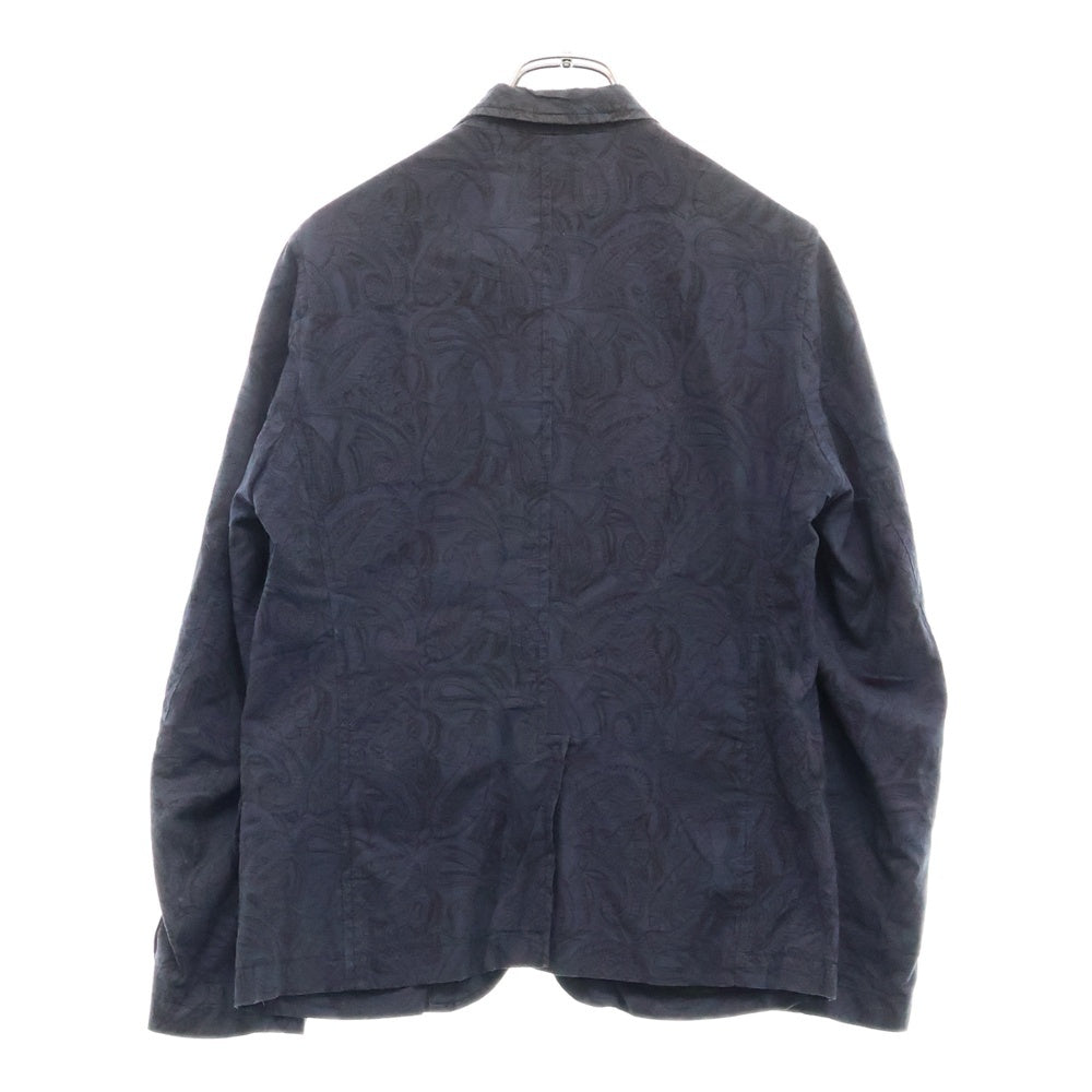 Engineered Garments(エンジニアド ガーメンツ) 3B ペイズリー総柄 テーラードジャケット ネイビー