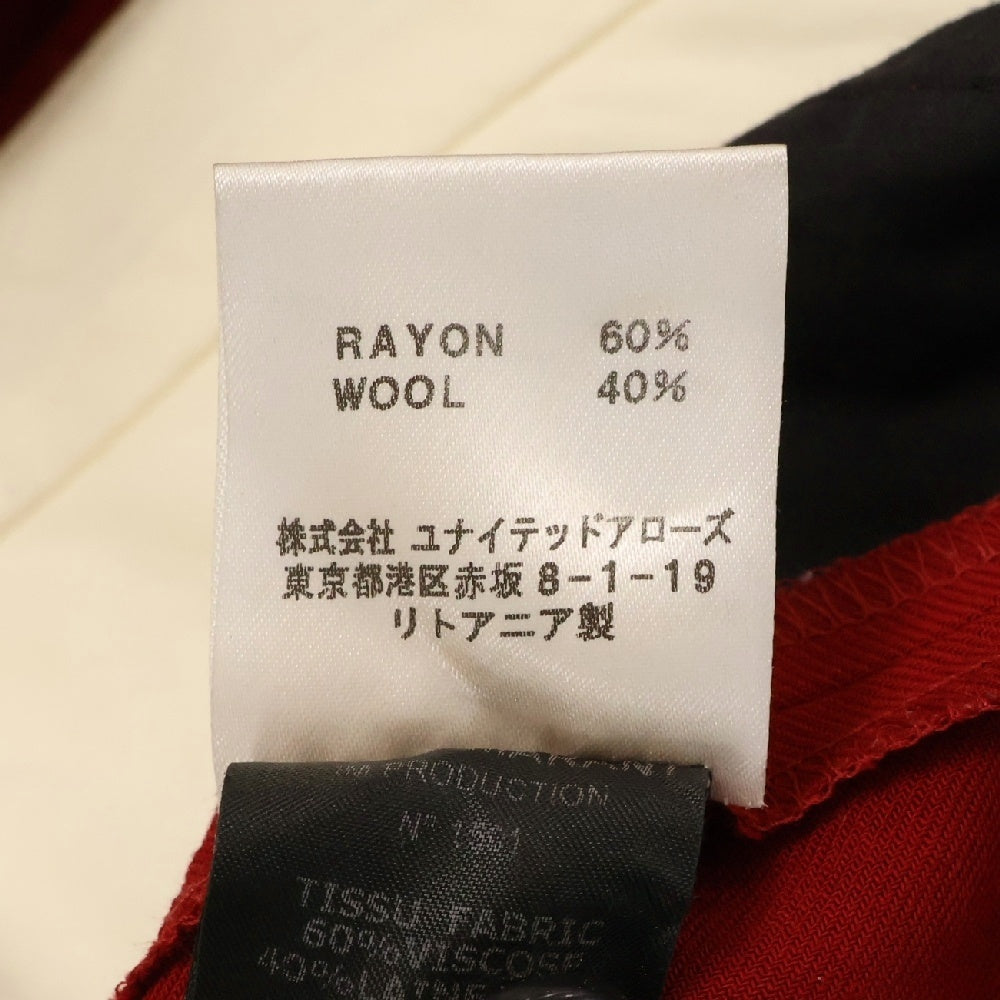 ISABEL MARANT ETOILE(イザベル マラン エトワール) ストレート スラックス パンツ レディース レッド 1577-343-1506