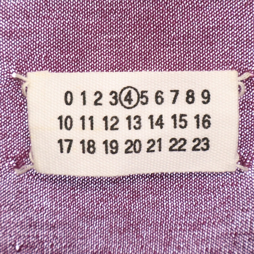 Maison Margiela(メゾンマルジェラ) 07SS ここのえタグ コットン ニット カーディガン レディース パープル