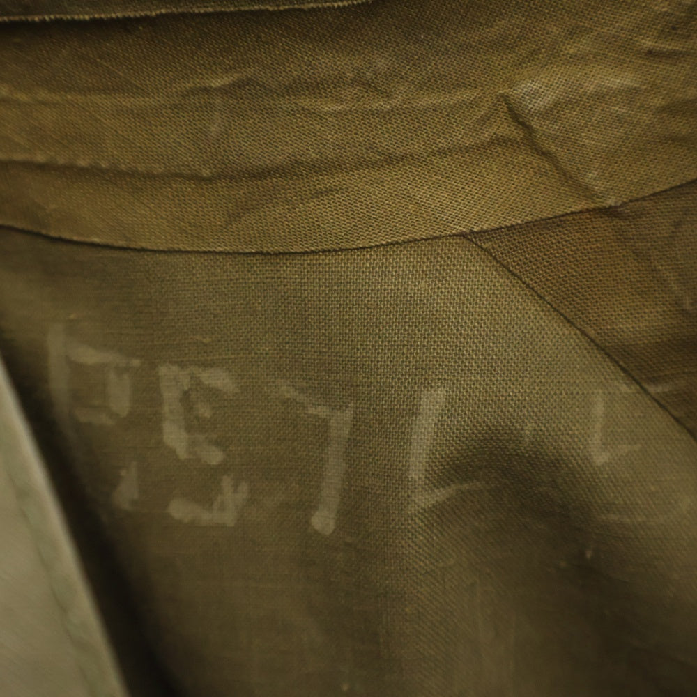 VINTAGE(ヴィンテージ) 40S VINTAGE USN DECK RAIN PULLOVER PARKA ヴィンテージ アメリカ海軍 デッキレインプルオーバーパーカー 胸ステンシル カーキ