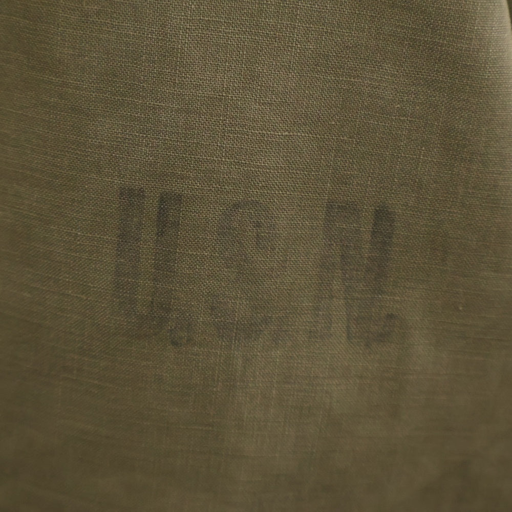VINTAGE(ヴィンテージ) 40S VINTAGE USN DECK RAIN PULLOVER PARKA ヴィンテージ アメリカ海軍 デッキレインプルオーバーパーカー 胸ステンシル カーキ
