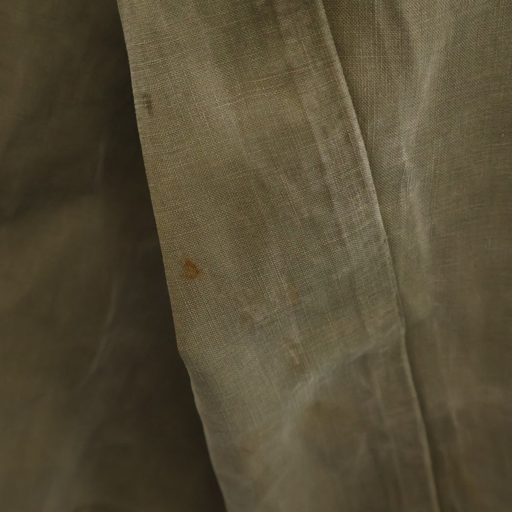 VINTAGE(ヴィンテージ) 40S VINTAGE USN DECK RAIN PULLOVER PARKA ヴィンテージ アメリカ海軍 デッキレインプルオーバーパーカー 胸ステンシル カーキ
