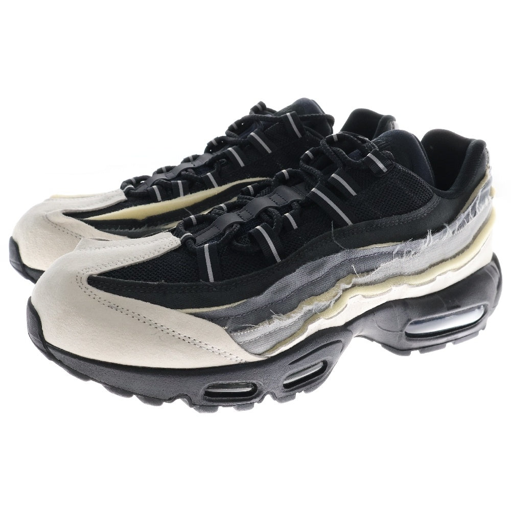 NIKE(ナイキ) × COMME des GARCONS AIR MAX 95 コムデギャルソン エアマックス95 ローカットスニーカー グレー US9/27.0cm CU8406-101