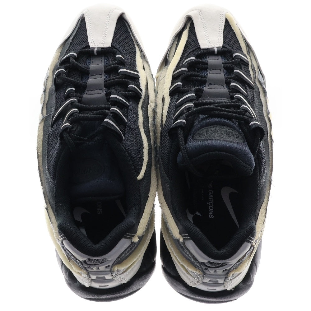 NIKE(ナイキ) × COMME des GARCONS AIR MAX 95 コムデギャルソン エアマックス95 ローカットスニーカー グレー US9/27.0cm CU8406-101