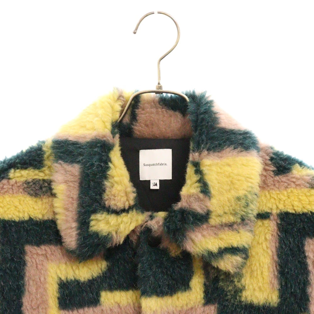 Sasquatchfabrix.(サスクワッチファブリックス) 24AW FUR COACH JACKET ファーコーチジャケット マルチカラー 24AW-JKH-004