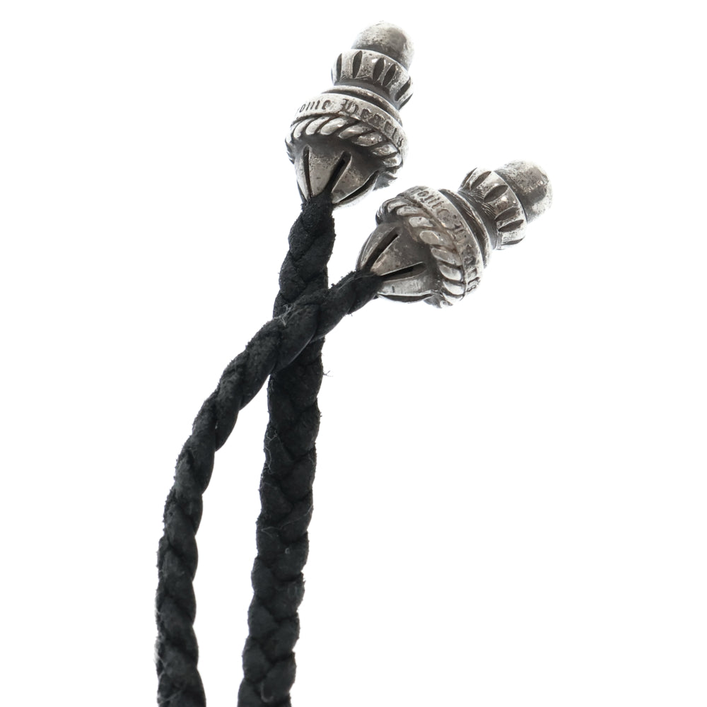 CHROME HEARTS(クロムハーツ) CH CRS SMLスモールCHクロス BC ボロチップブレイド ネックレス シルバー BCA220
