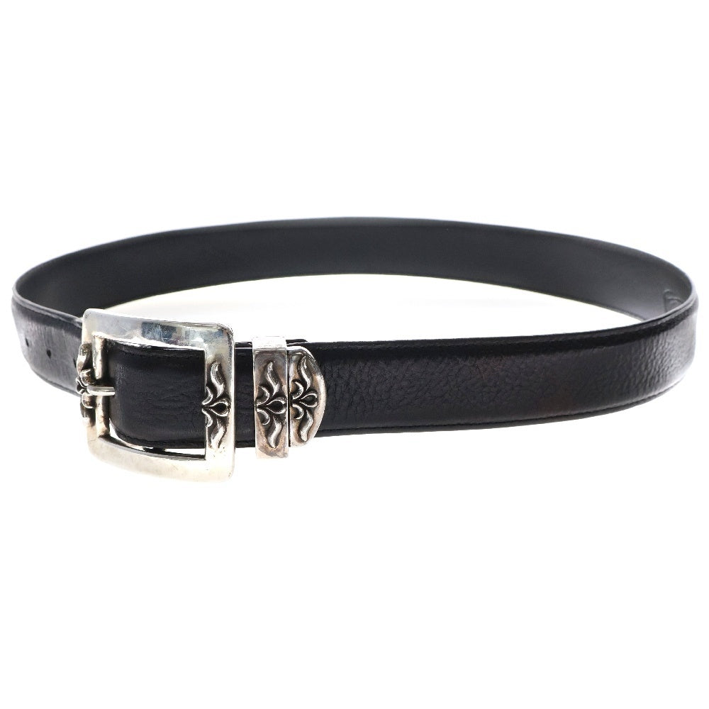 CHROME HEARTS(クロムハーツ) 3PC BLT OTJ クラシック レザー ベルト ブラック/シルバー