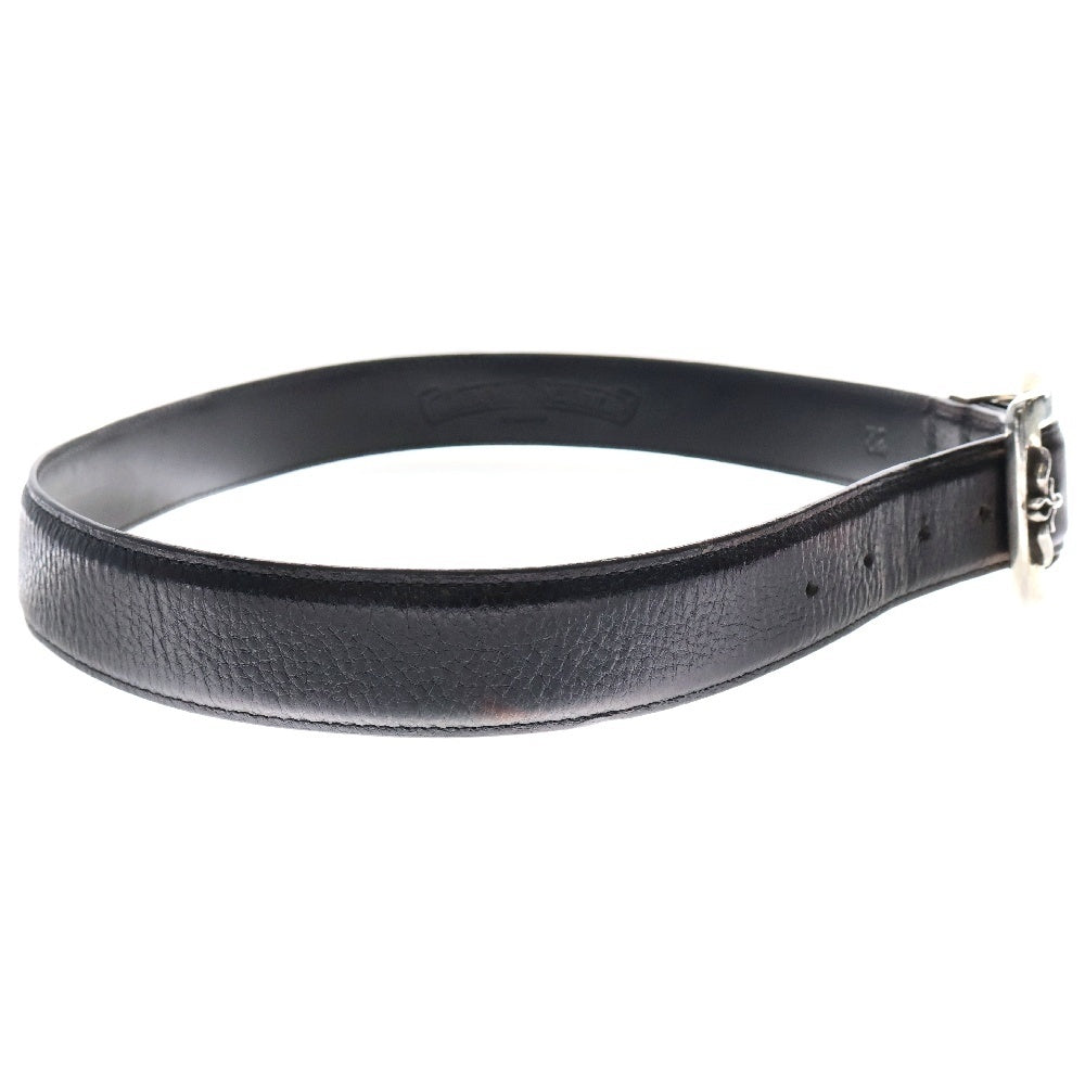 CHROME HEARTS(クロムハーツ) 3PC BLT OTJ クラシック レザー ベルト ブラック/シルバー