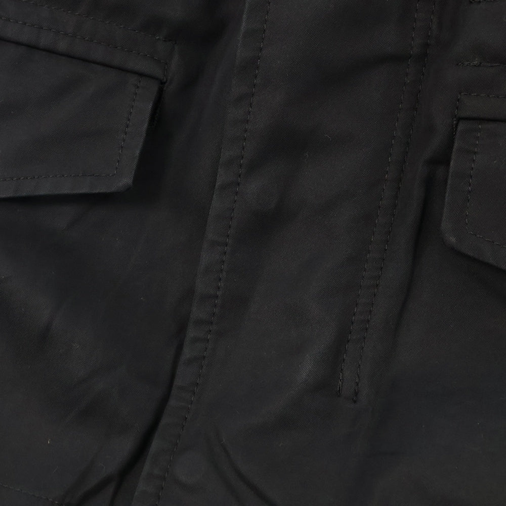 Sacai(サカイ) 23SS スカートレイヤード ノータック サイドライン ウールスラックスパンツ ブラック レディース 23-06612