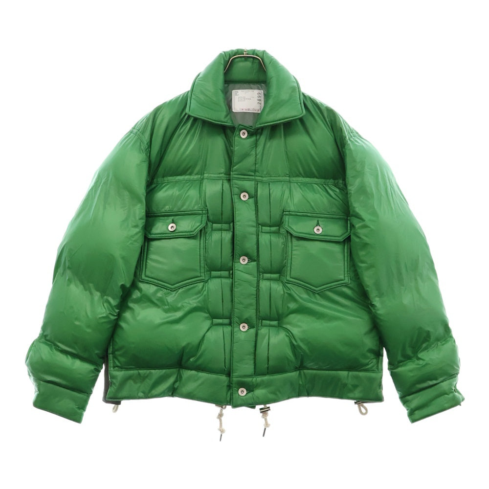 Sacai(サカイ) 22AW Ripstop Padded Jacket リップストップ パデッドジャケット グリーン 22-02899M