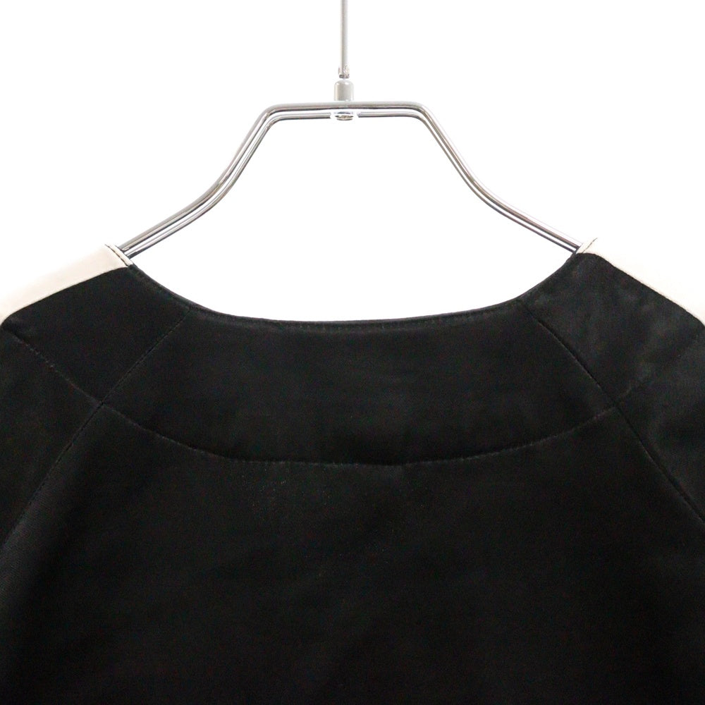 SUPREME(シュプリーム) 17SS Satin Baseball Jersey 胸ロゴ サテンベースボールシャツ ジャージ ブラック