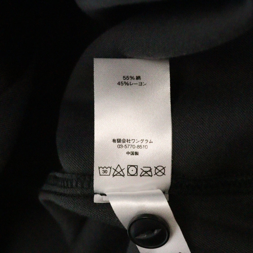 SUPREME(シュプリーム) 17SS Satin Baseball Jersey 胸ロゴ サテンベースボールシャツ ジャージ ブラック