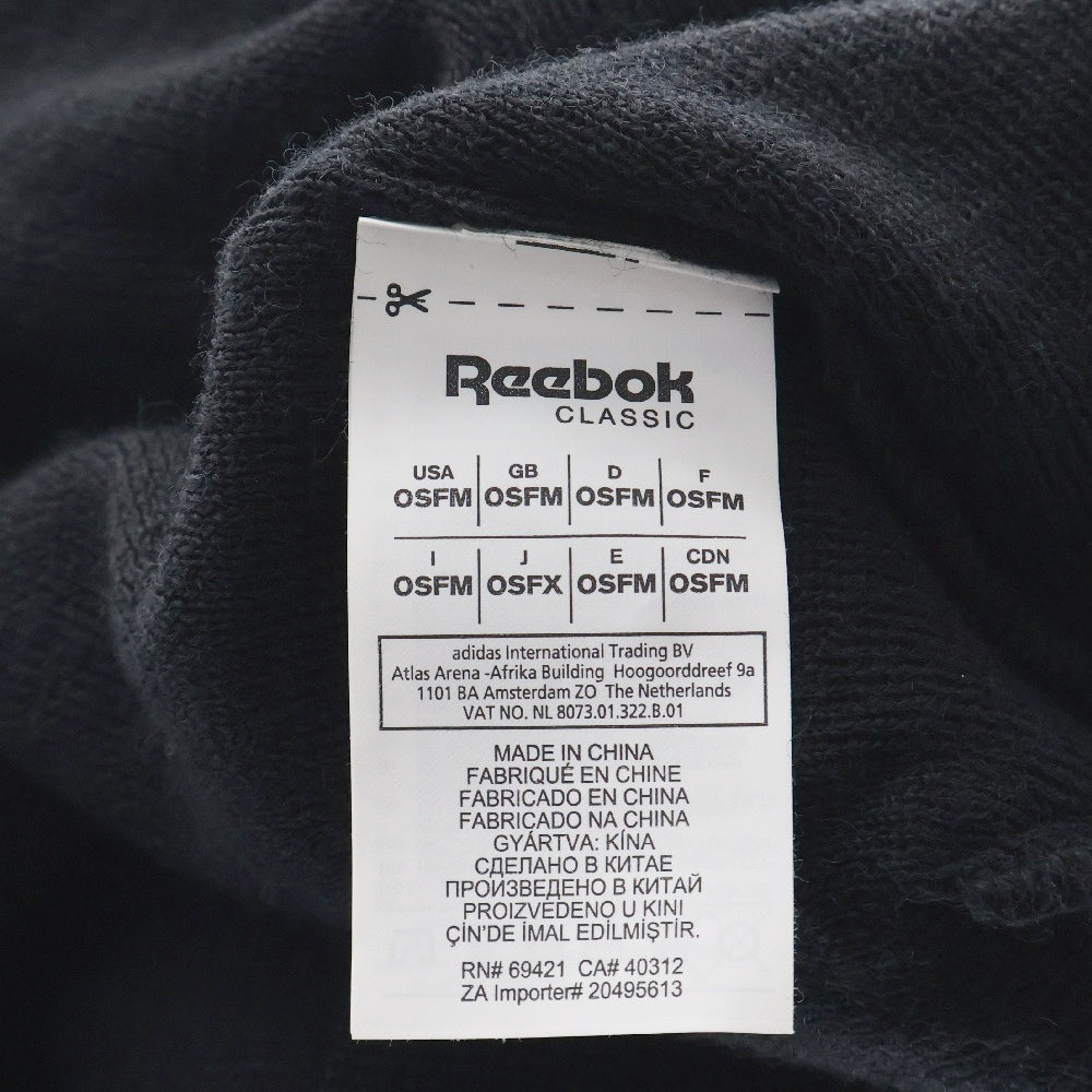VETEMENTS(ヴェトモン) 17AW ×Reebok ロゴ刺繍 ウール ニットキャップ 帽子 ビーニー ブラック CW4999