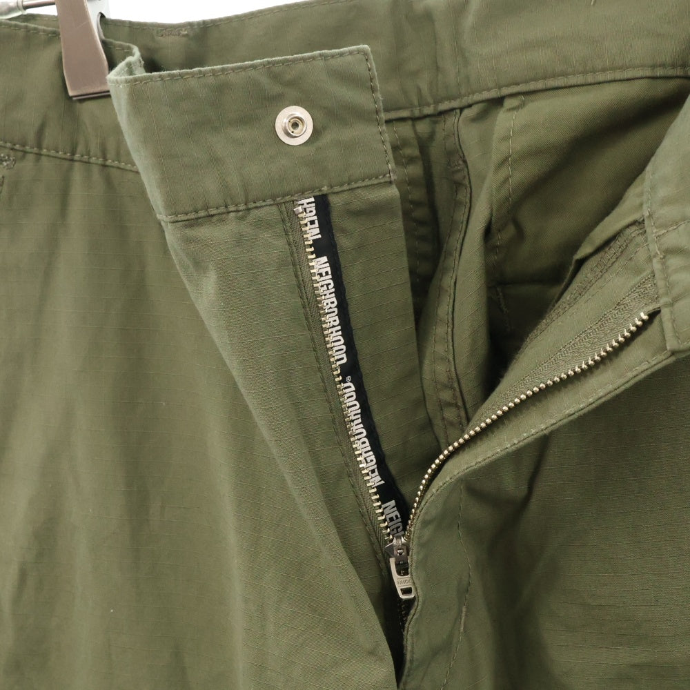 NEIGHBORHOOD(ネイバーフッド) 23SS WIDE CARGO PANTS ワイド カーゴ マルチポケット パンツ カーキ 231YTNH-PTM03