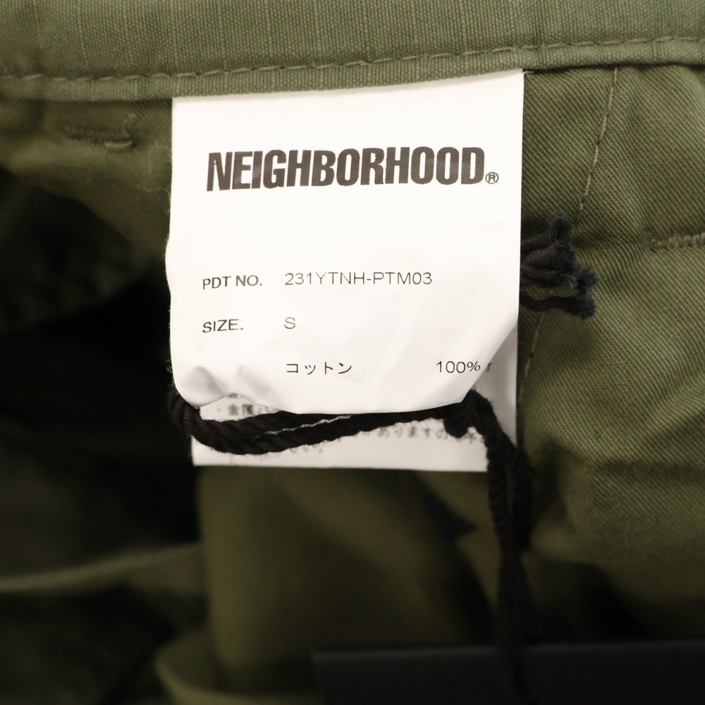 NEIGHBORHOOD(ネイバーフッド) 23SS WIDE CARGO PANTS ワイド カーゴ マルチポケット パンツ カーキ 231YTNH-PTM03